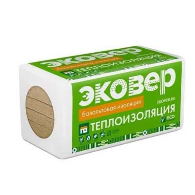 ЭКОВЕР Экофасад 50х600х1000мм (8 плит, 4.8м2-0.24м3)